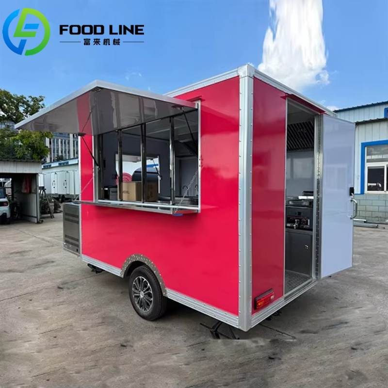 Coffee Equipment For Coffee Shop - Customized Mobile Concession Food Trailer Fully