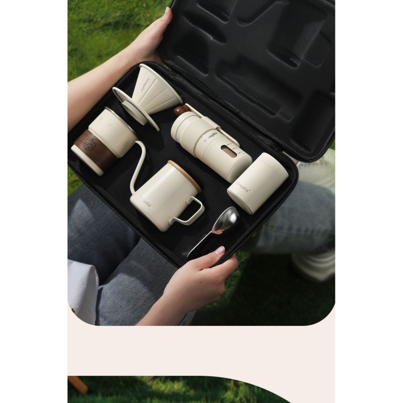 Coffee.Equipment Parts - Hand brewed coffee pot set, portable