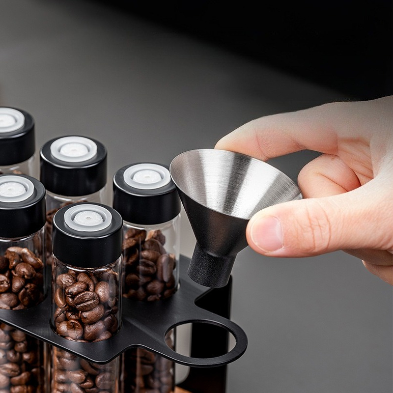 JUSTINLAU Glass Coffee Bean St - огляд і ціна Coffee Equipment Rack