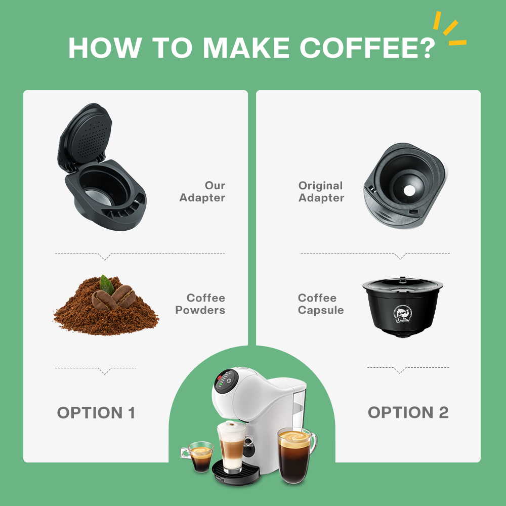 Reusable Coffee Adapter for Do - огляд і ціна Coffee Equipment Rack