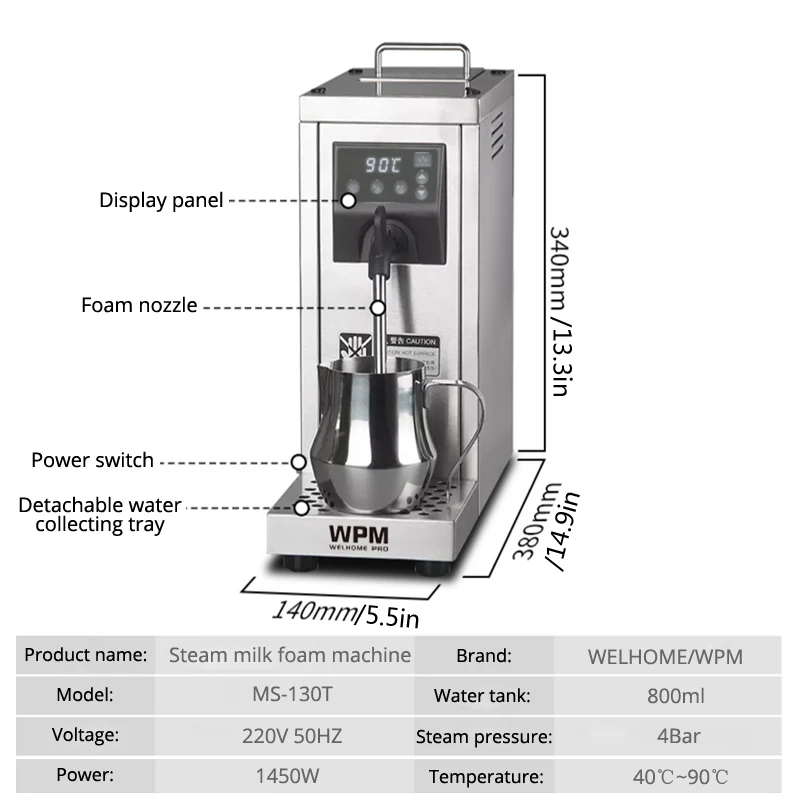 Boiling Water Machine Milk Bub - огляд і ціна Coffee Equipment For Coffee Shop
