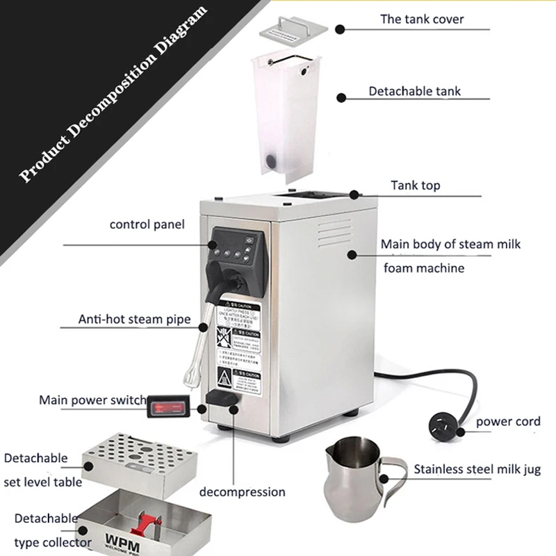 Boiling Water Machine Milk Bub - огляд і ціна Coffee Equipment For Coffee Shop
