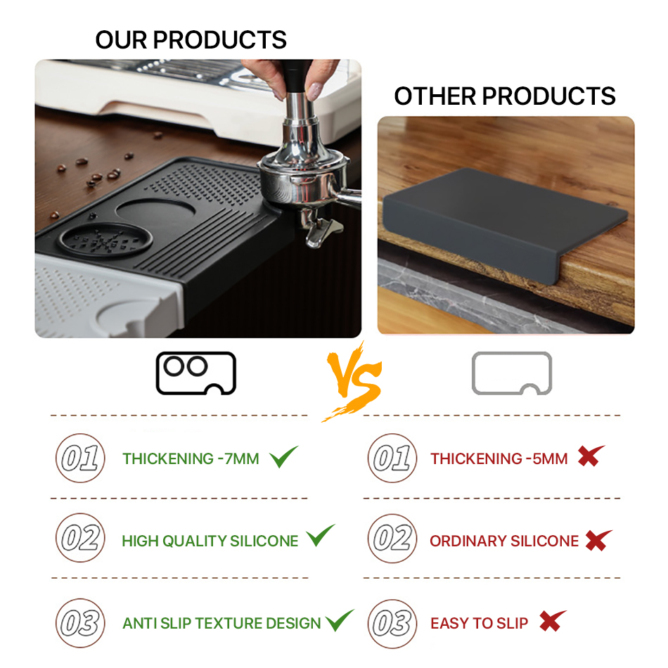 Coffee Tamper Mat Station Stan - огляд і ціна Coffee Equipment Rack