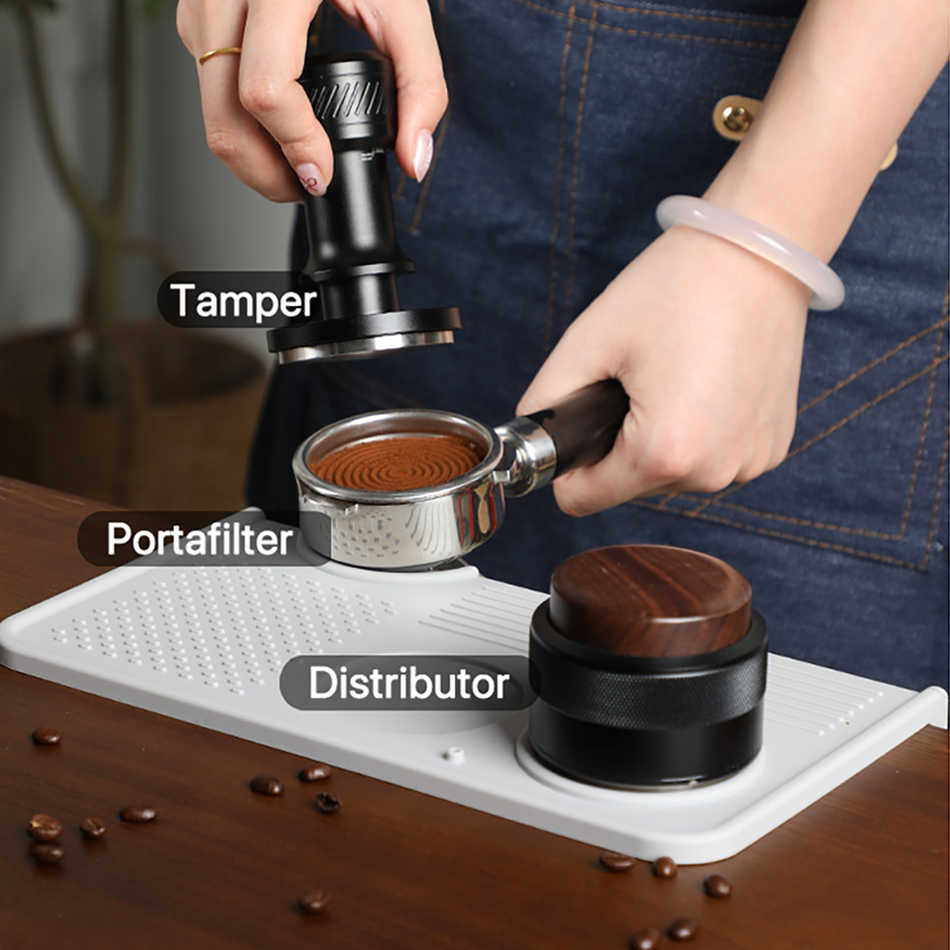 Coffee Tamper Mat Station Stan - огляд і ціна Coffee Equipment Rack