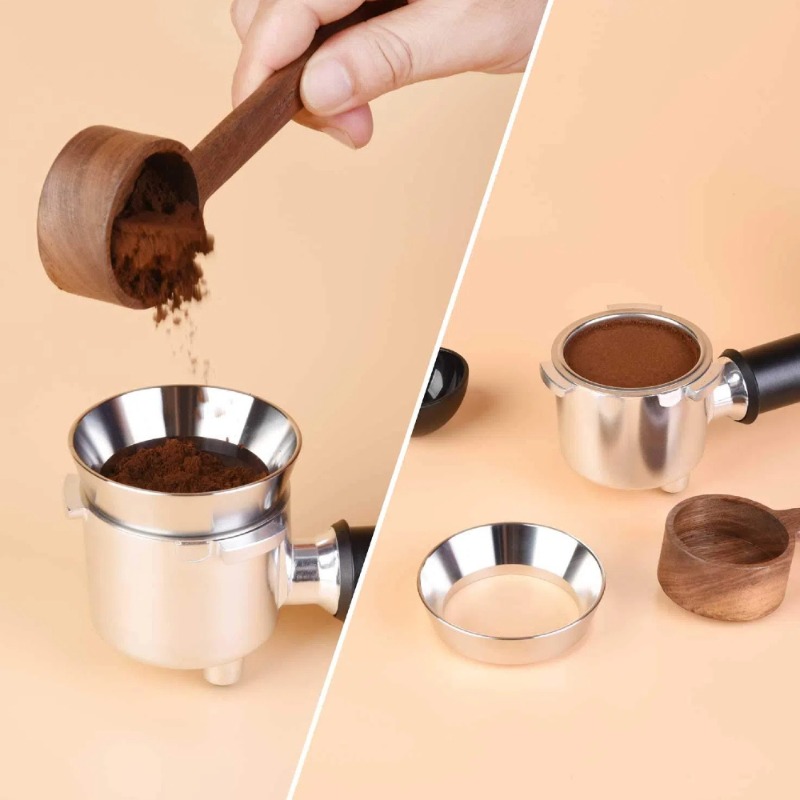 Stainless Steel Espresso Dosin - огляд і ціна Dosing Funnel Ring