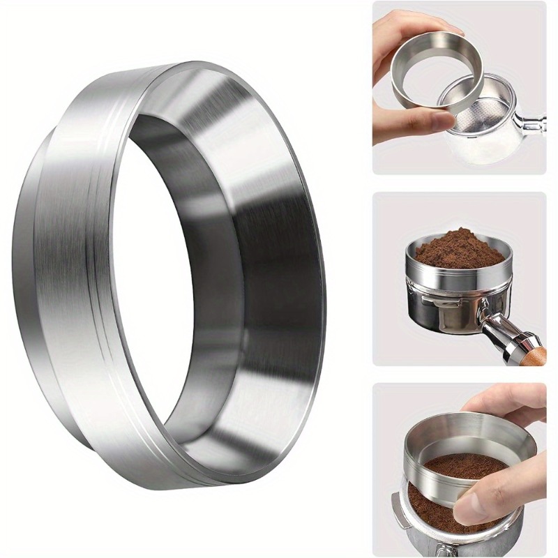 Stainless Steel Espresso Dosin - огляд і ціна Dosing Funnel Ring