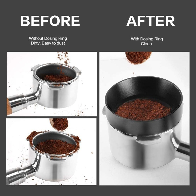 Stainless Steel Espresso Dosin - огляд і ціна Dosing Funnel Ring
