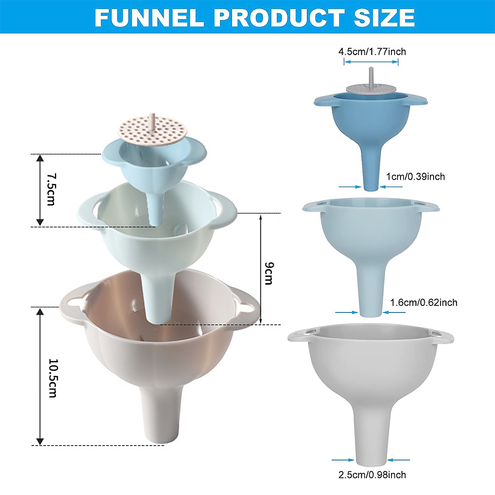 4 in 1 Kitchen Funnels for Fil - огляд і ціна Dosing Funnel Ring
