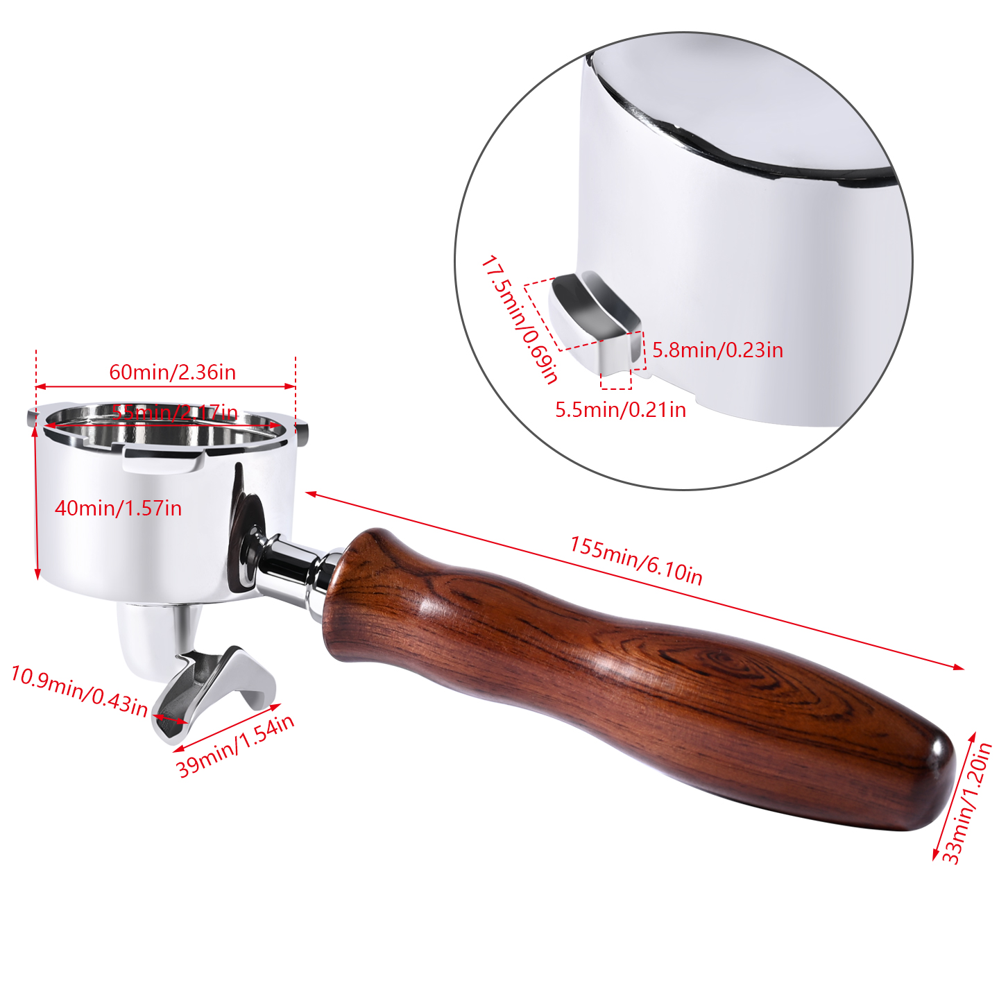 51mm Double Spout Coffee Porta - огляд і ціна Coffee Equipment